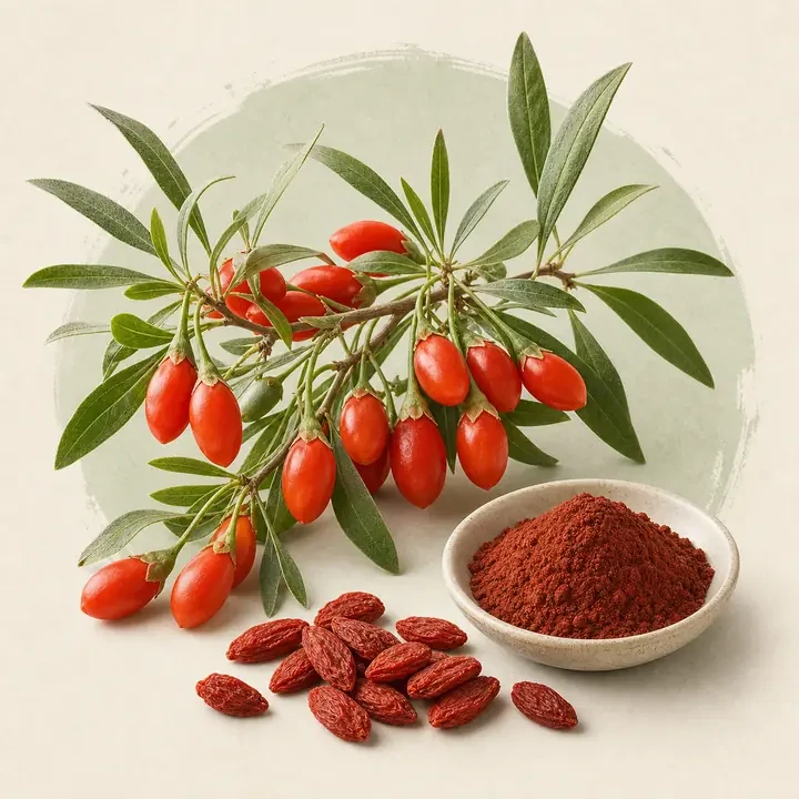 Goji-Beeren-Extrakt: Pflanze, Rohstoff und Extraktdarstellung im Inhaltsstoffe-Lexikon