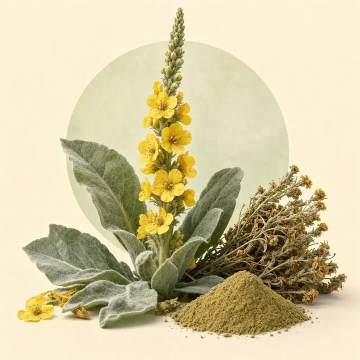 Königskerze (Mullein): Pflanze, Rohstoff und Extraktdarstellung im Inhaltsstoffe-Lexikon