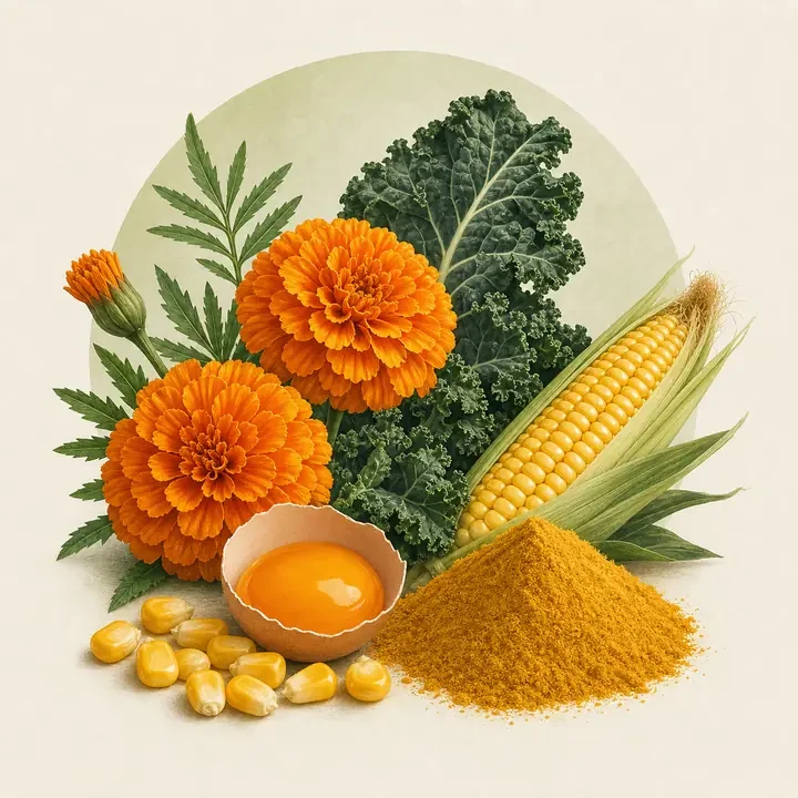 Lutein & Zeaxanthin: natürliche Quellen und redaktionelle Nährstoffdarstellung
