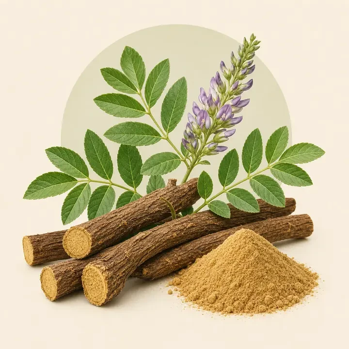 Süßholzwurzel-Extrakt (Glycyrrhiza glabra): Pflanze, Rohstoff und Extraktdarstellung im Inhaltsstoffe-Lexikon
