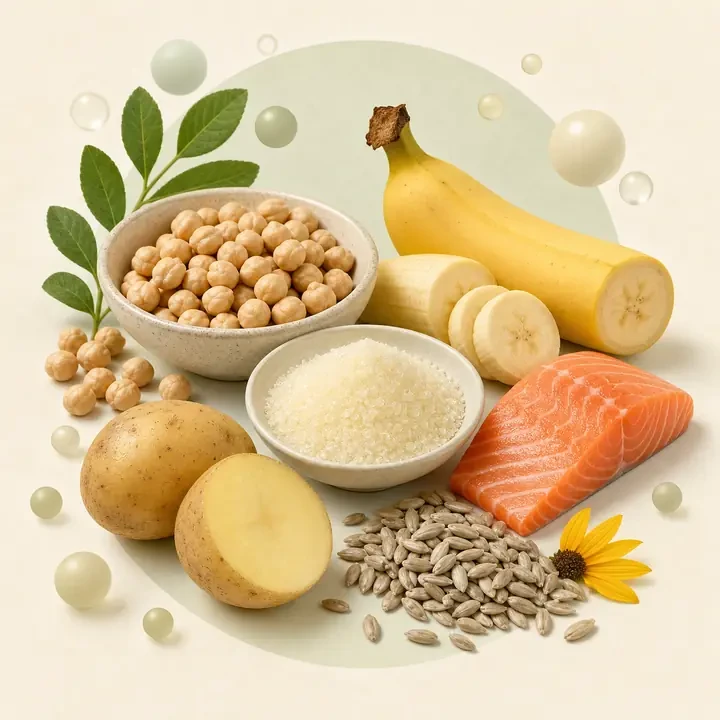 Vitamin B6: natürliche Quellen und redaktionelle Nährstoffdarstellung