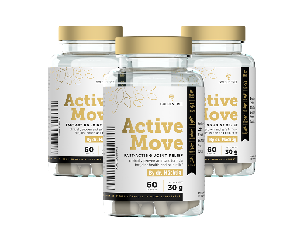 Active Move im 3er-Set – drei Dosen mit je 60 Kapseln
