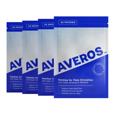 Averos im 4er-Set – 120 Patches für vier Monate tägliche Routine