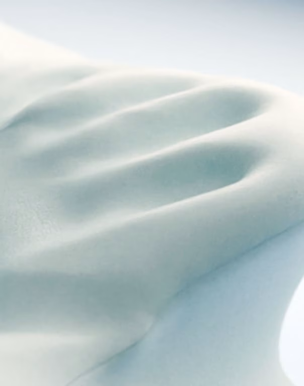 Derila Ergo ergonomische Kontur und weiche Memory-Foam-Oberfläche im Detail