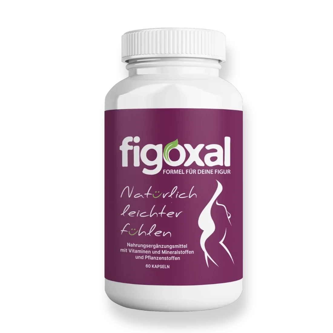 Figoxal Flasche mit 60 Kapseln, Vitamin C, Zink und Vitamin B6 für Gewicht und Stoffwechsel