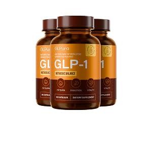 GLPura Kapseln und geöffnete Flasche als Produktansicht