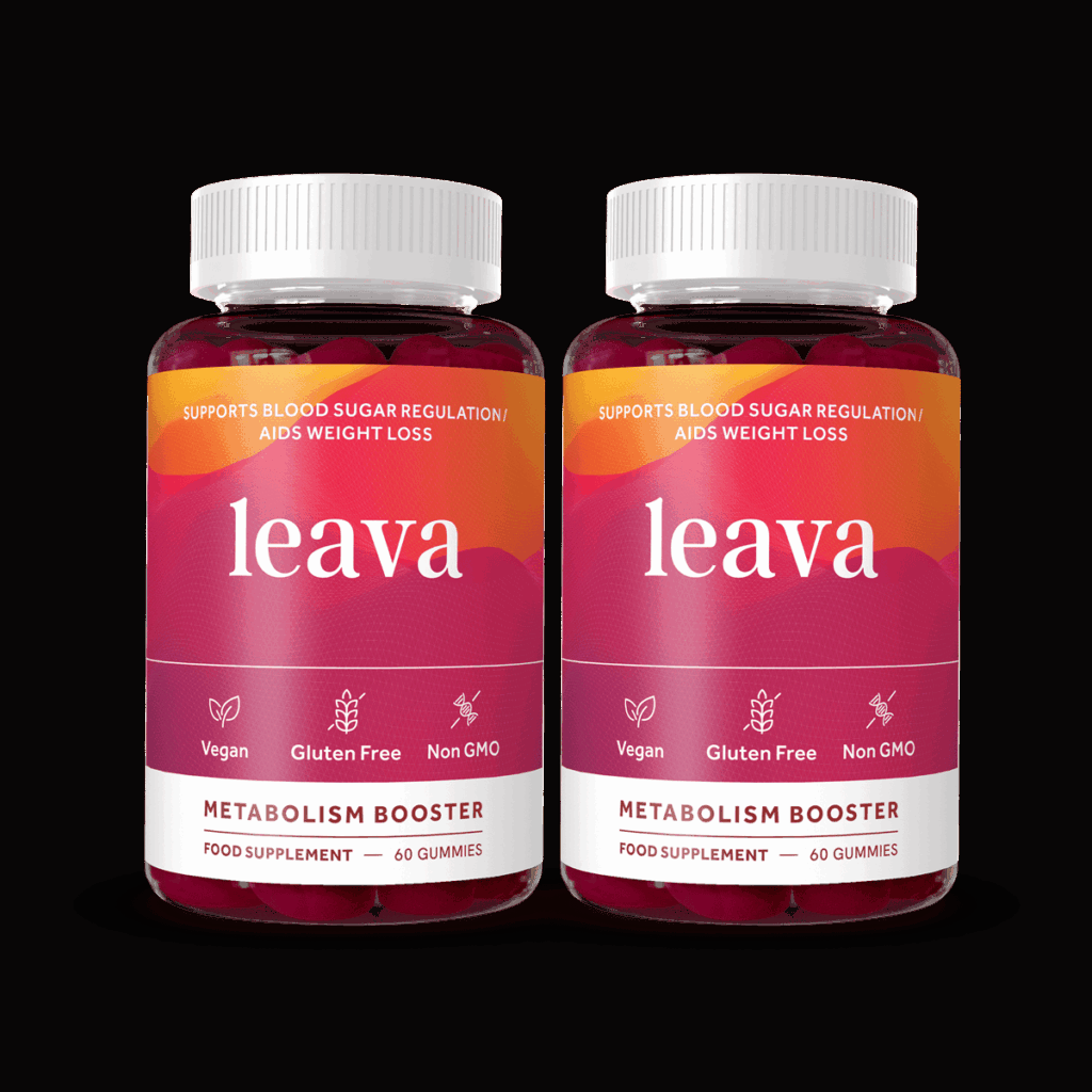 LEAVA 2er-Pack mit je 60 Gummies für die tägliche Routine