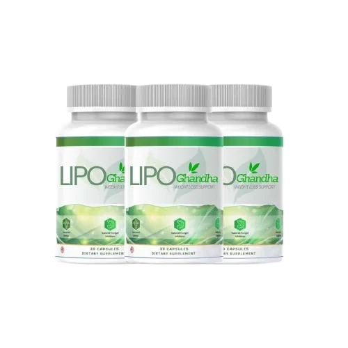 LipoGandha im 3er-Set – 90-Tage-Vorrat mit drei Flaschen