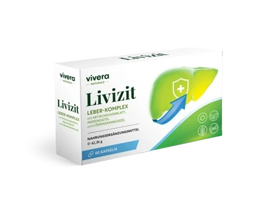 Livizit Leber-Komplex Einzeldose mit 60 Kapseln, Mariendistel, Artischocke und Löwenzahnwurzel