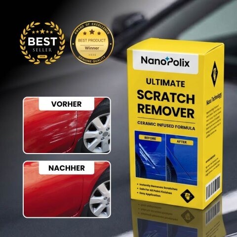 NanoPolix Nano-Pflegetuch für Autolack – offizielles Produktfoto