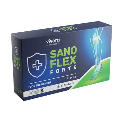 SanoFlex Forte Kapseln von Vivera Naturals, Einzelpackung mit 60 Kapseln